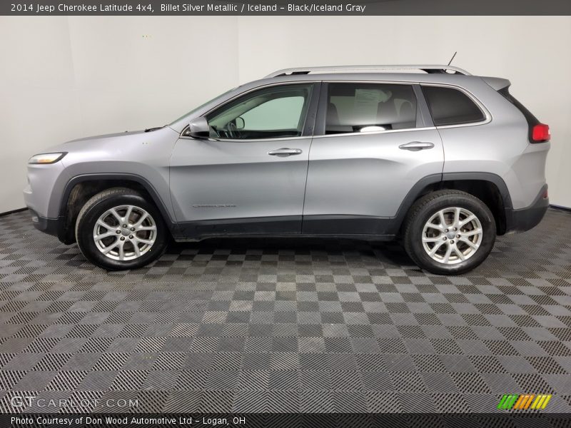 Billet Silver Metallic / Iceland - Black/Iceland Gray 2014 Jeep Cherokee Latitude 4x4