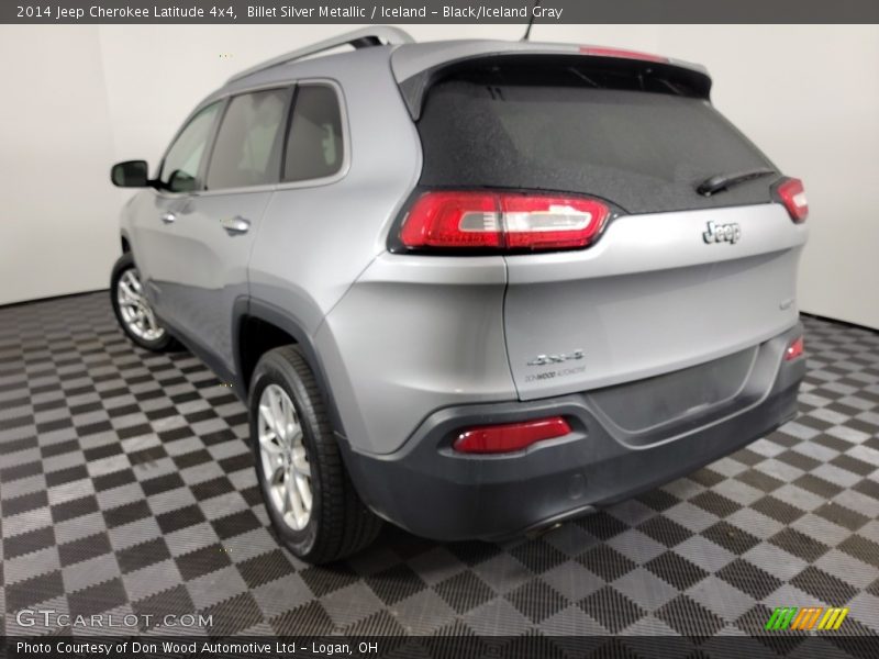 Billet Silver Metallic / Iceland - Black/Iceland Gray 2014 Jeep Cherokee Latitude 4x4