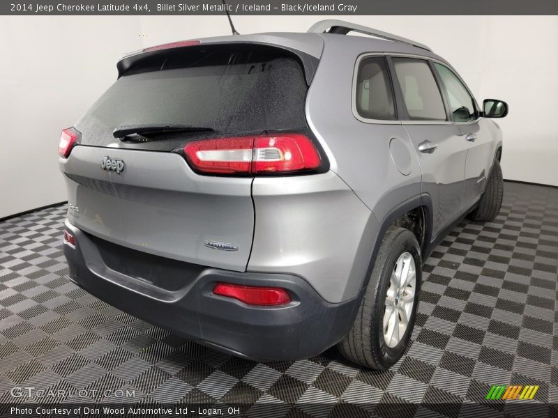 Billet Silver Metallic / Iceland - Black/Iceland Gray 2014 Jeep Cherokee Latitude 4x4