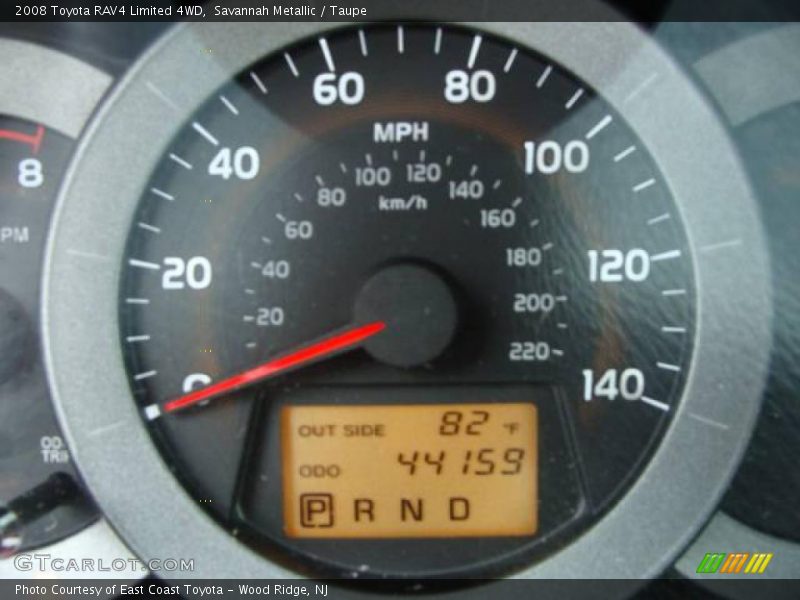 Savannah Metallic / Taupe 2008 Toyota RAV4 Limited 4WD