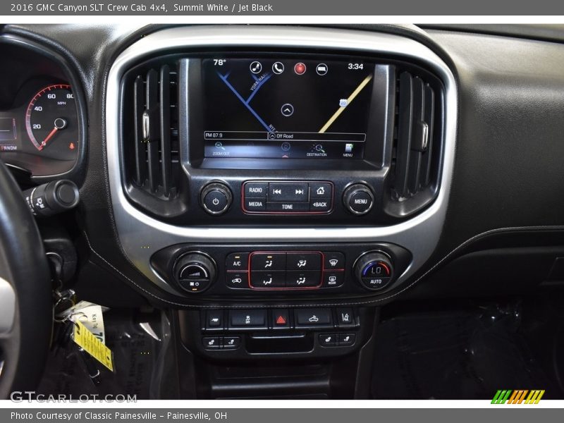 Summit White / Jet Black 2016 GMC Canyon SLT Crew Cab 4x4