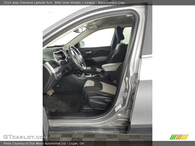 Billet Silver Metallic / Iceland - Black/Iceland Gray 2014 Jeep Cherokee Latitude 4x4