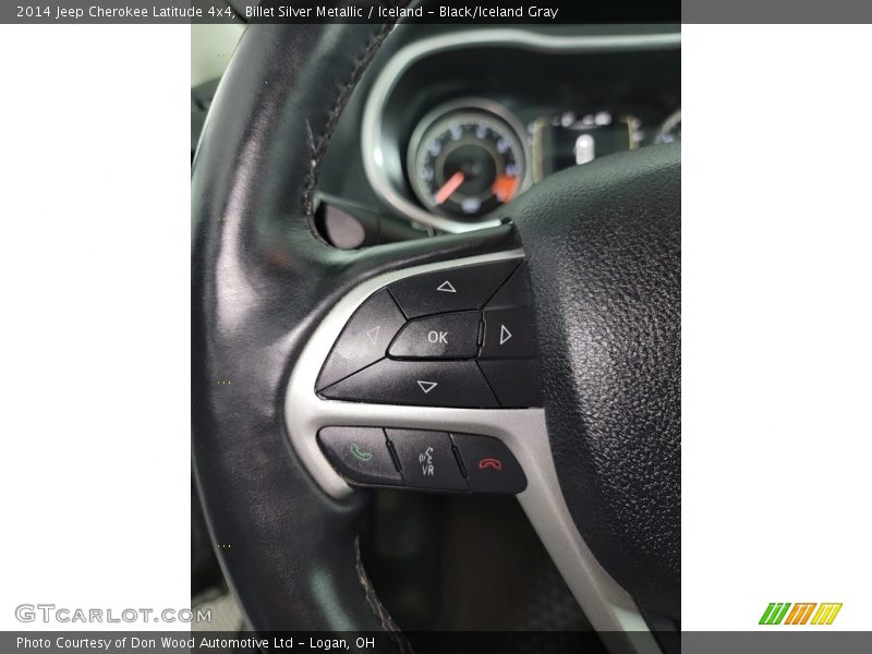 Billet Silver Metallic / Iceland - Black/Iceland Gray 2014 Jeep Cherokee Latitude 4x4