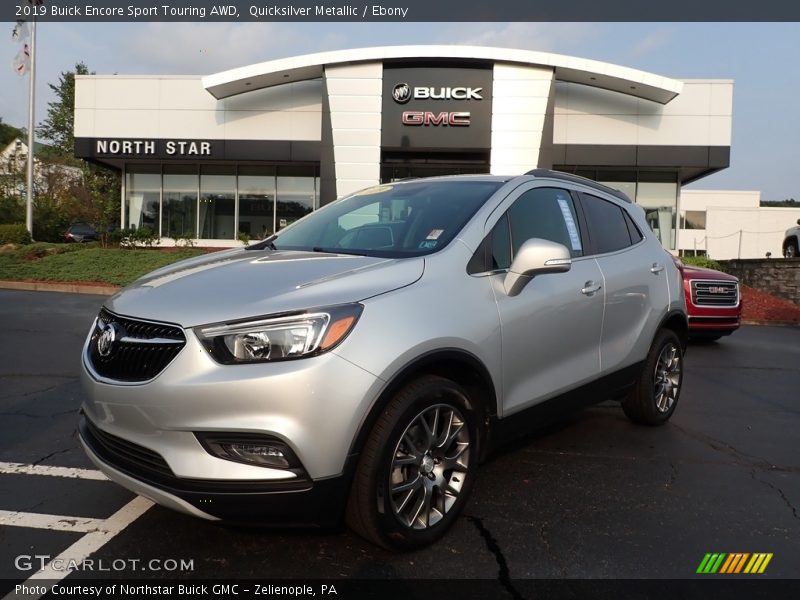 Quicksilver Metallic / Ebony 2019 Buick Encore Sport Touring AWD