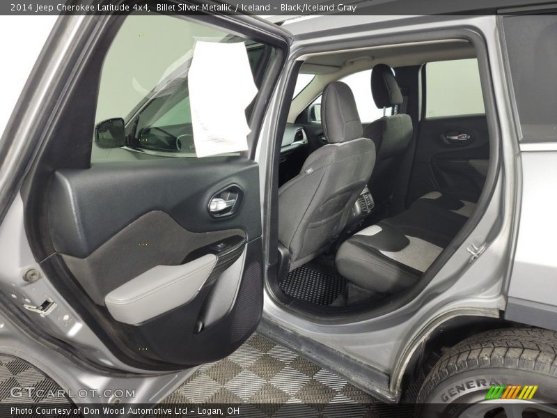 Billet Silver Metallic / Iceland - Black/Iceland Gray 2014 Jeep Cherokee Latitude 4x4