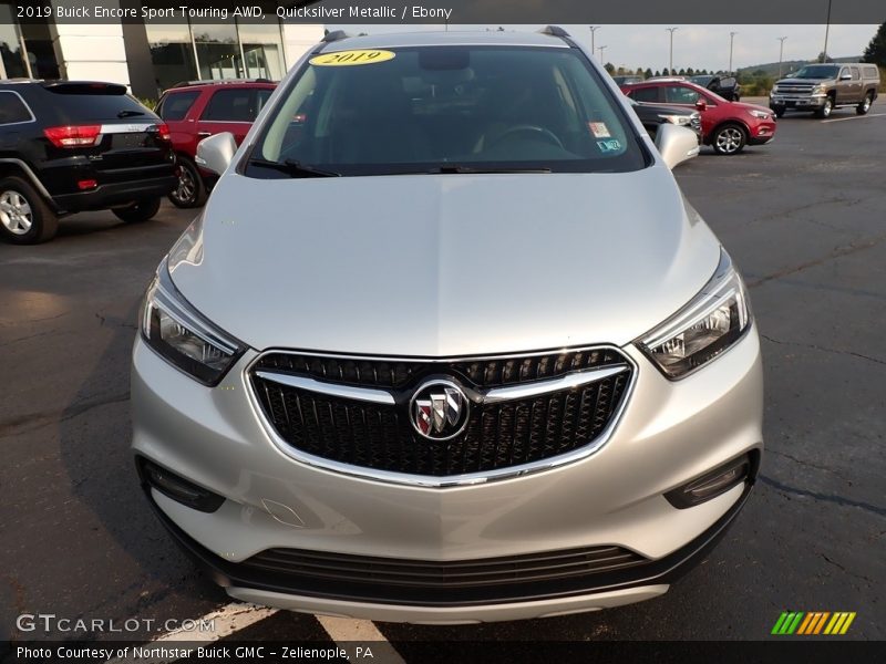 Quicksilver Metallic / Ebony 2019 Buick Encore Sport Touring AWD