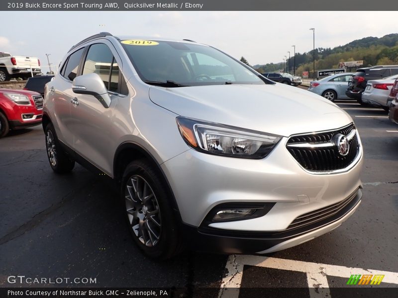 Quicksilver Metallic / Ebony 2019 Buick Encore Sport Touring AWD