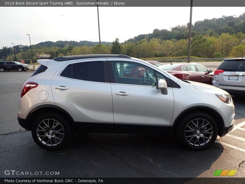 Quicksilver Metallic / Ebony 2019 Buick Encore Sport Touring AWD