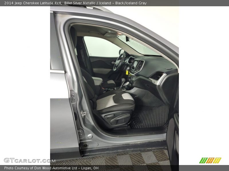 Billet Silver Metallic / Iceland - Black/Iceland Gray 2014 Jeep Cherokee Latitude 4x4
