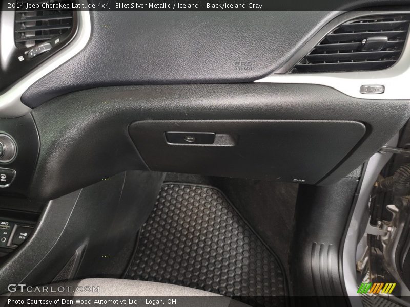 Billet Silver Metallic / Iceland - Black/Iceland Gray 2014 Jeep Cherokee Latitude 4x4