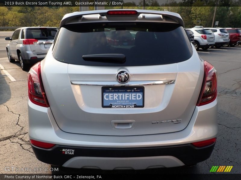 Quicksilver Metallic / Ebony 2019 Buick Encore Sport Touring AWD