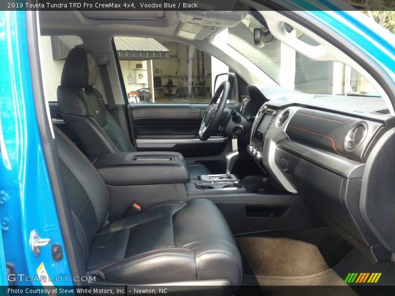 Front Seat of 2019 Tundra TRD Pro CrewMax 4x4