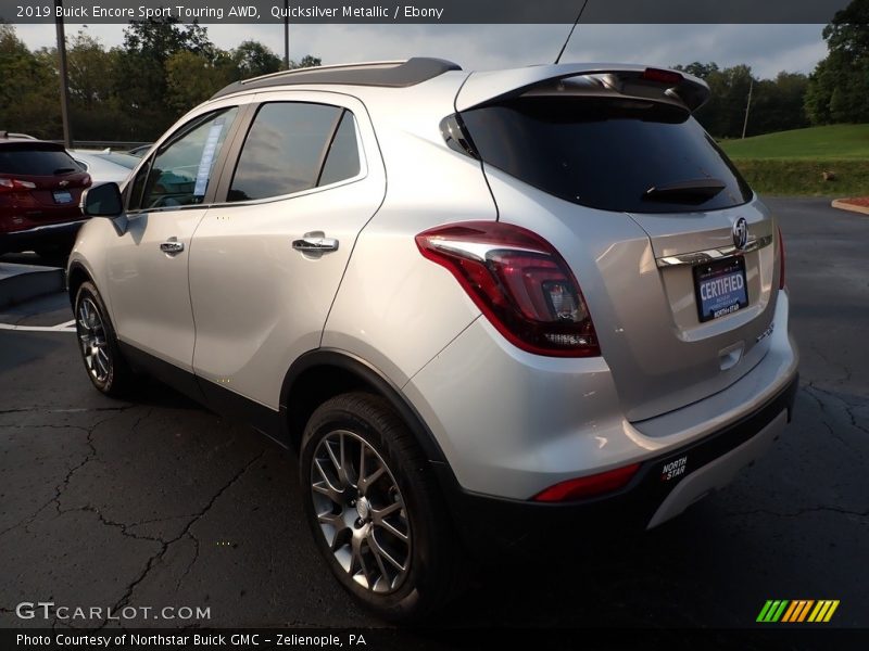 Quicksilver Metallic / Ebony 2019 Buick Encore Sport Touring AWD