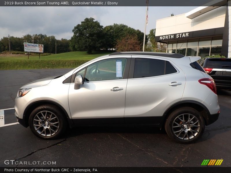 Quicksilver Metallic / Ebony 2019 Buick Encore Sport Touring AWD