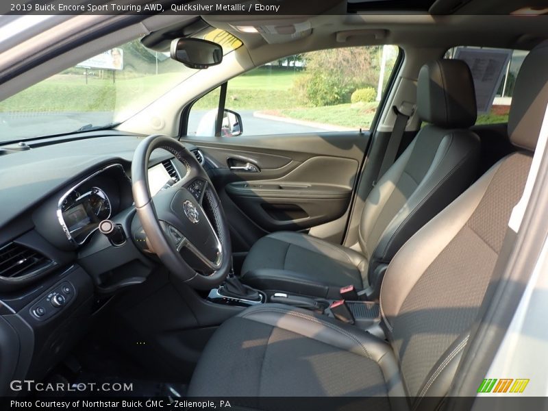 Quicksilver Metallic / Ebony 2019 Buick Encore Sport Touring AWD