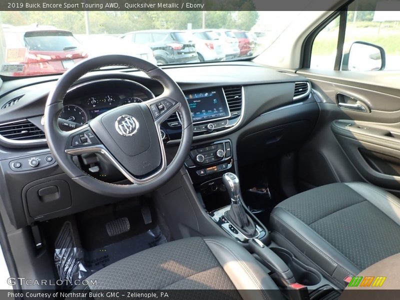 Quicksilver Metallic / Ebony 2019 Buick Encore Sport Touring AWD