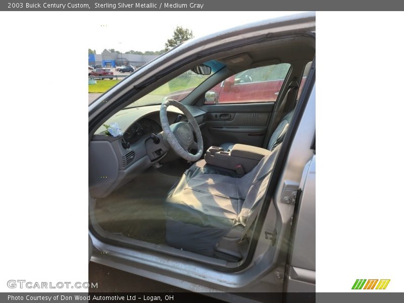 Sterling Silver Metallic / Medium Gray 2003 Buick Century Custom