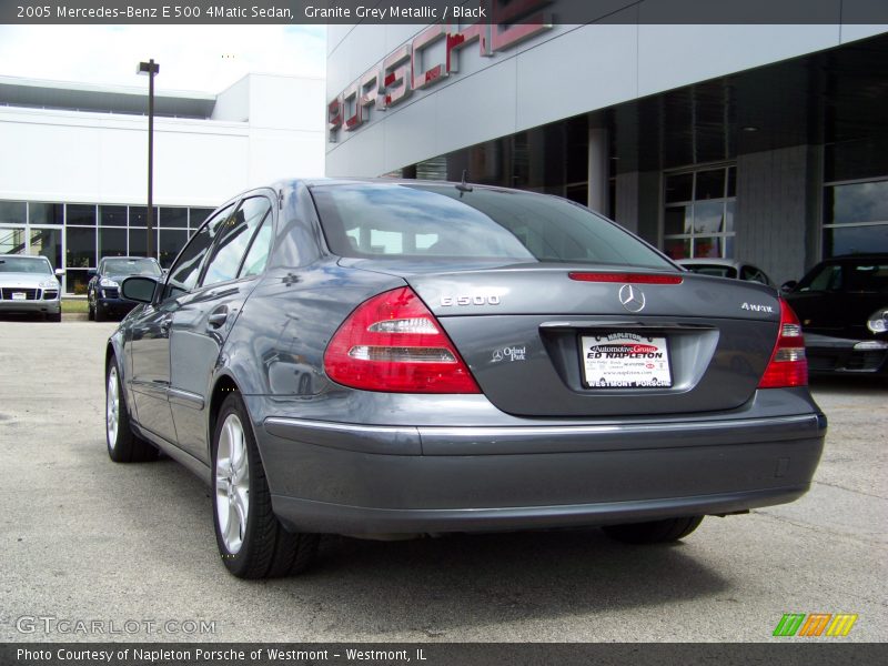 Granite Grey Metallic / Black 2005 Mercedes-Benz E 500 4Matic Sedan