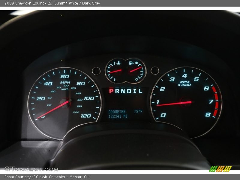 Summit White / Dark Gray 2009 Chevrolet Equinox LS