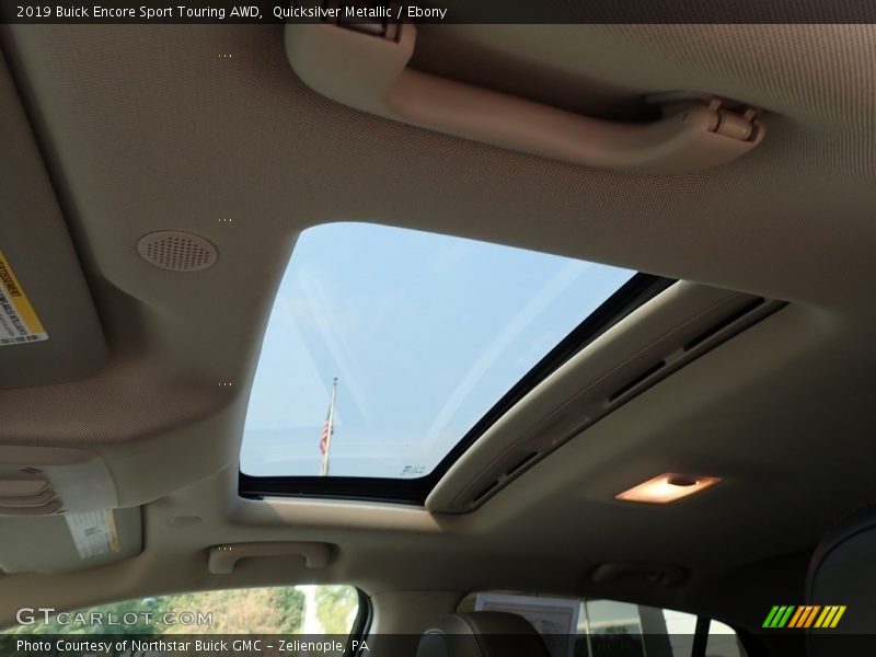Quicksilver Metallic / Ebony 2019 Buick Encore Sport Touring AWD