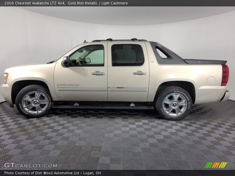 Gold Mist Metallic / Light Cashmere 2009 Chevrolet Avalanche LTZ 4x4