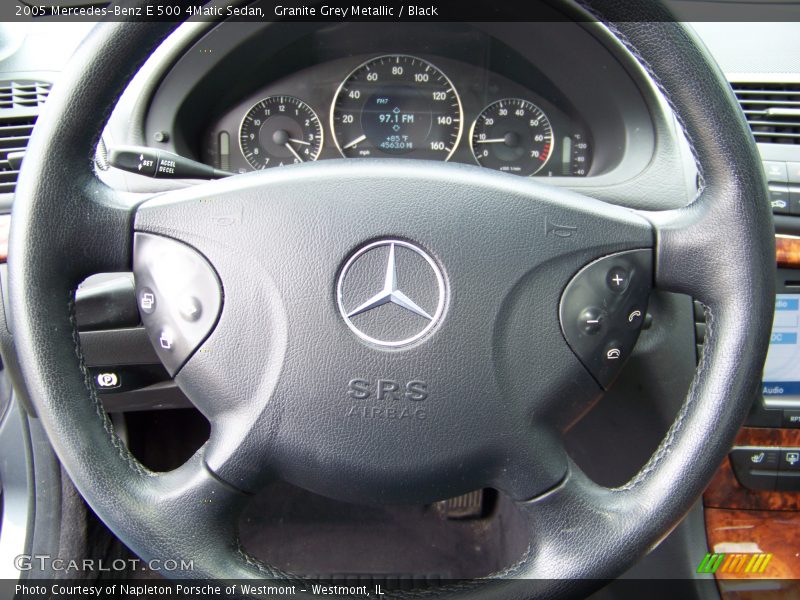 Granite Grey Metallic / Black 2005 Mercedes-Benz E 500 4Matic Sedan