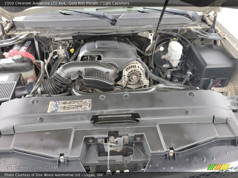 Gold Mist Metallic / Light Cashmere 2009 Chevrolet Avalanche LTZ 4x4