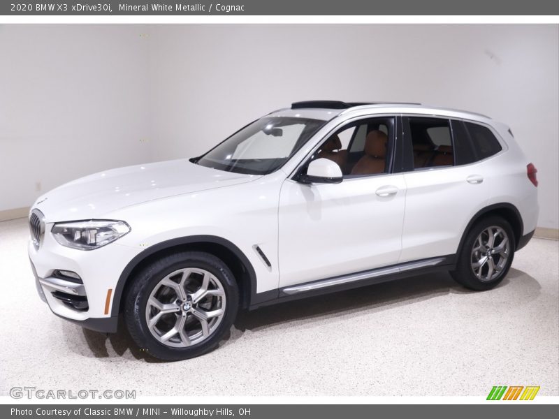 Mineral White Metallic / Cognac 2020 BMW X3 xDrive30i