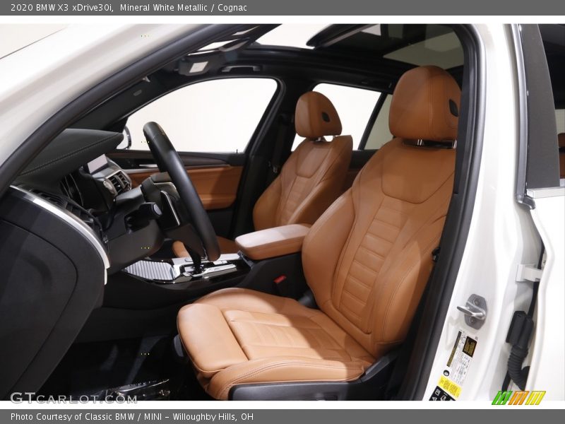 Mineral White Metallic / Cognac 2020 BMW X3 xDrive30i