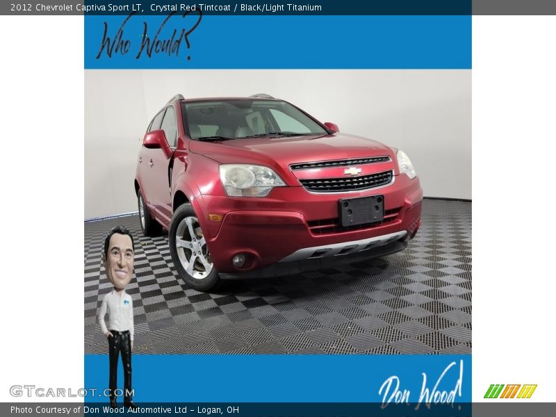 Crystal Red Tintcoat / Black/Light Titanium 2012 Chevrolet Captiva Sport LT