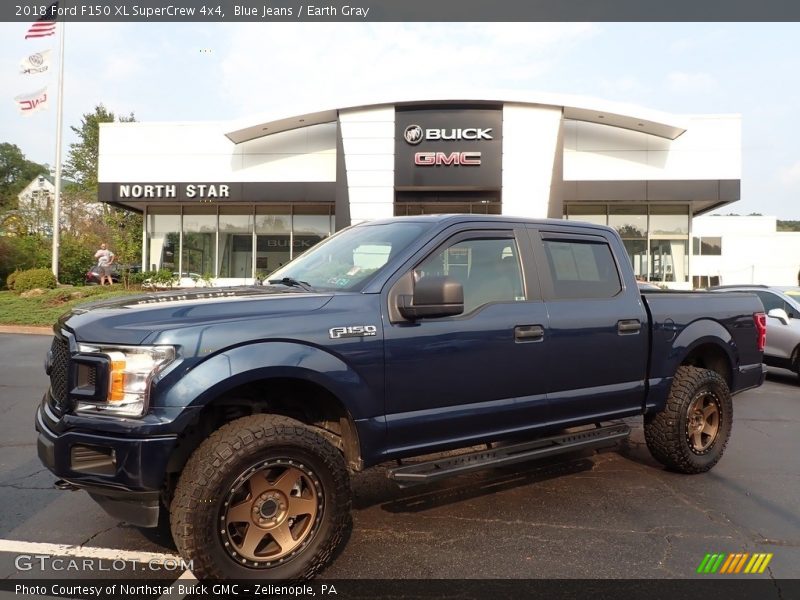 Blue Jeans / Earth Gray 2018 Ford F150 XL SuperCrew 4x4