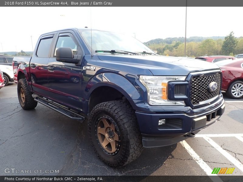Blue Jeans / Earth Gray 2018 Ford F150 XL SuperCrew 4x4