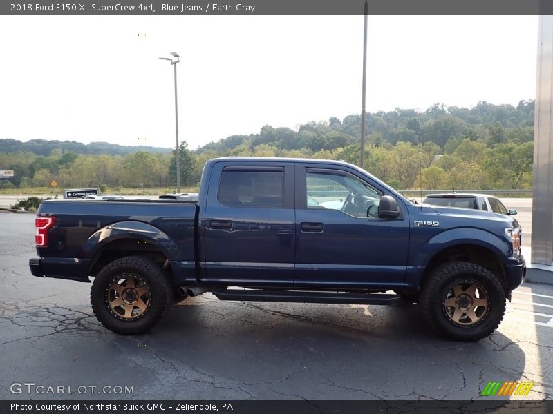 Blue Jeans / Earth Gray 2018 Ford F150 XL SuperCrew 4x4