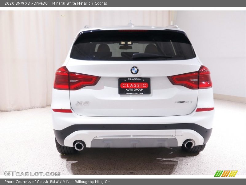 Mineral White Metallic / Cognac 2020 BMW X3 xDrive30i