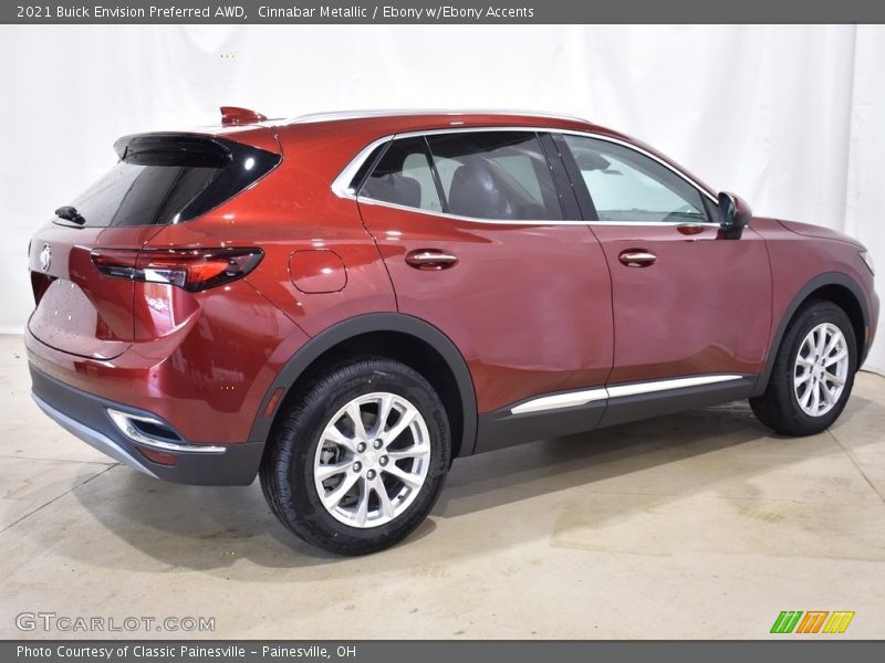 Cinnabar Metallic / Ebony w/Ebony Accents 2021 Buick Envision Preferred AWD