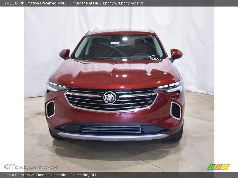 Cinnabar Metallic / Ebony w/Ebony Accents 2021 Buick Envision Preferred AWD