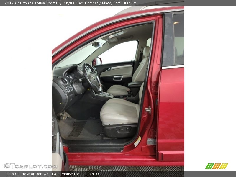 Crystal Red Tintcoat / Black/Light Titanium 2012 Chevrolet Captiva Sport LT