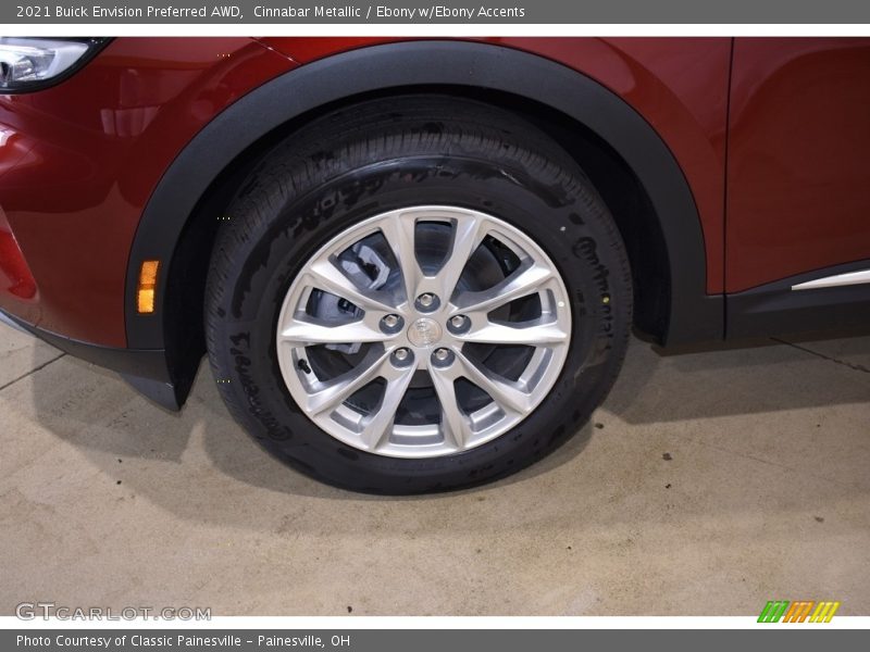 Cinnabar Metallic / Ebony w/Ebony Accents 2021 Buick Envision Preferred AWD