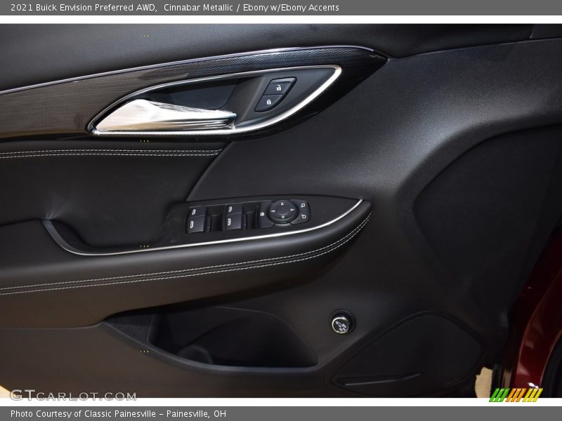Cinnabar Metallic / Ebony w/Ebony Accents 2021 Buick Envision Preferred AWD
