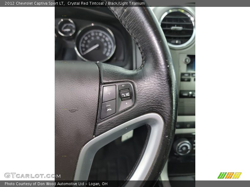 Crystal Red Tintcoat / Black/Light Titanium 2012 Chevrolet Captiva Sport LT