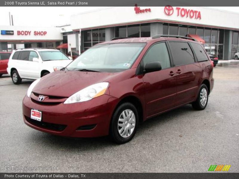 Salsa Red Pearl / Stone 2008 Toyota Sienna LE