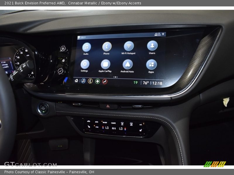 Cinnabar Metallic / Ebony w/Ebony Accents 2021 Buick Envision Preferred AWD