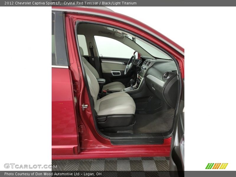 Crystal Red Tintcoat / Black/Light Titanium 2012 Chevrolet Captiva Sport LT