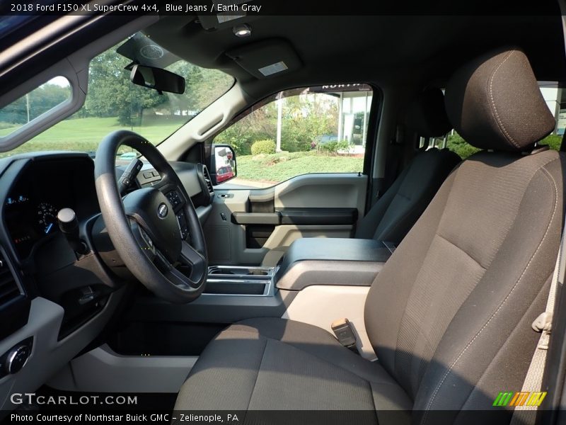 Blue Jeans / Earth Gray 2018 Ford F150 XL SuperCrew 4x4