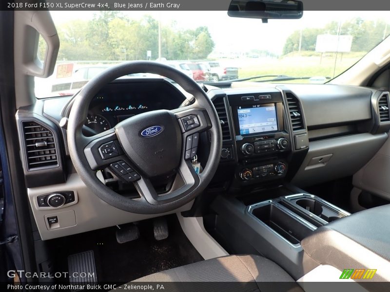 Blue Jeans / Earth Gray 2018 Ford F150 XL SuperCrew 4x4