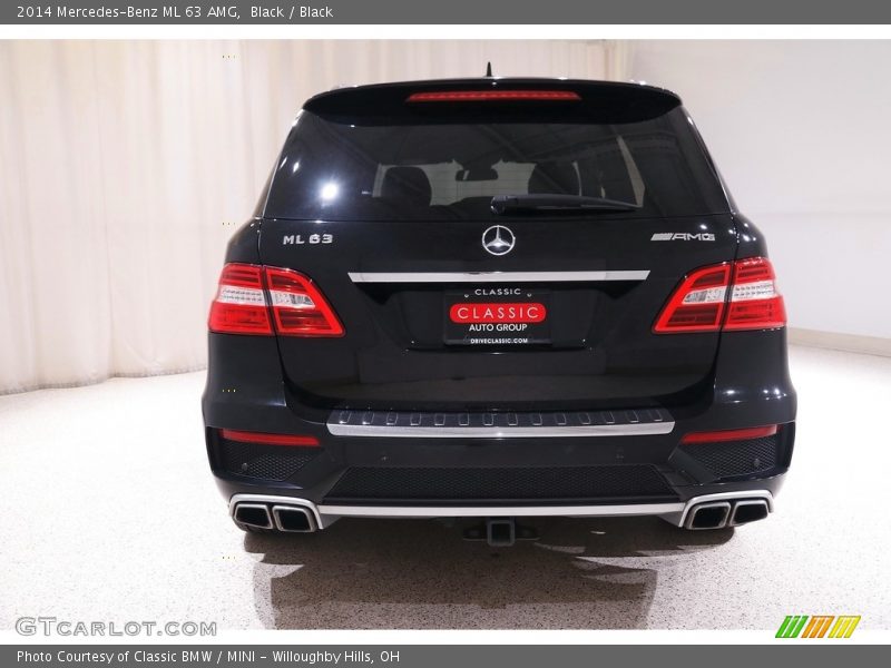 Black / Black 2014 Mercedes-Benz ML 63 AMG