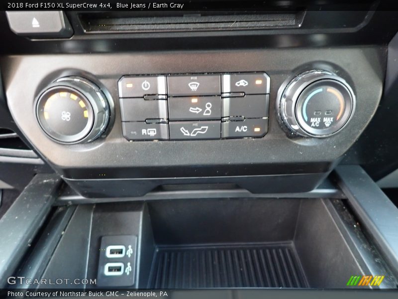 Blue Jeans / Earth Gray 2018 Ford F150 XL SuperCrew 4x4