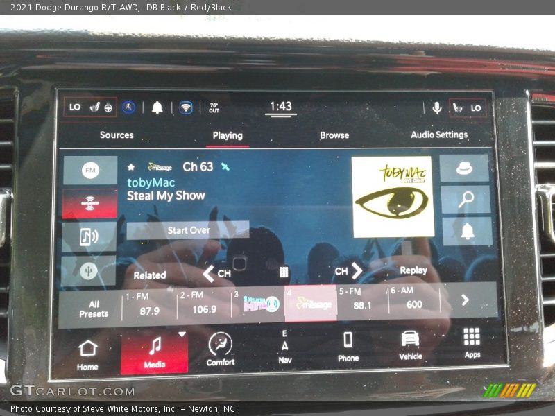 DB Black / Red/Black 2021 Dodge Durango R/T AWD