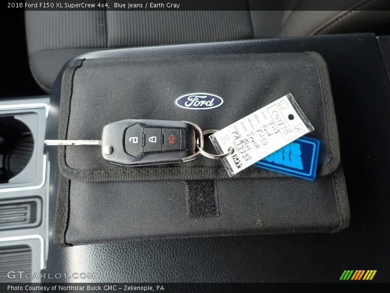 Blue Jeans / Earth Gray 2018 Ford F150 XL SuperCrew 4x4