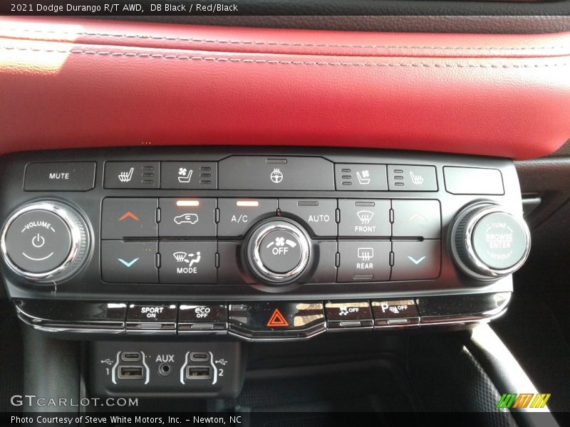 Controls of 2021 Durango R/T AWD